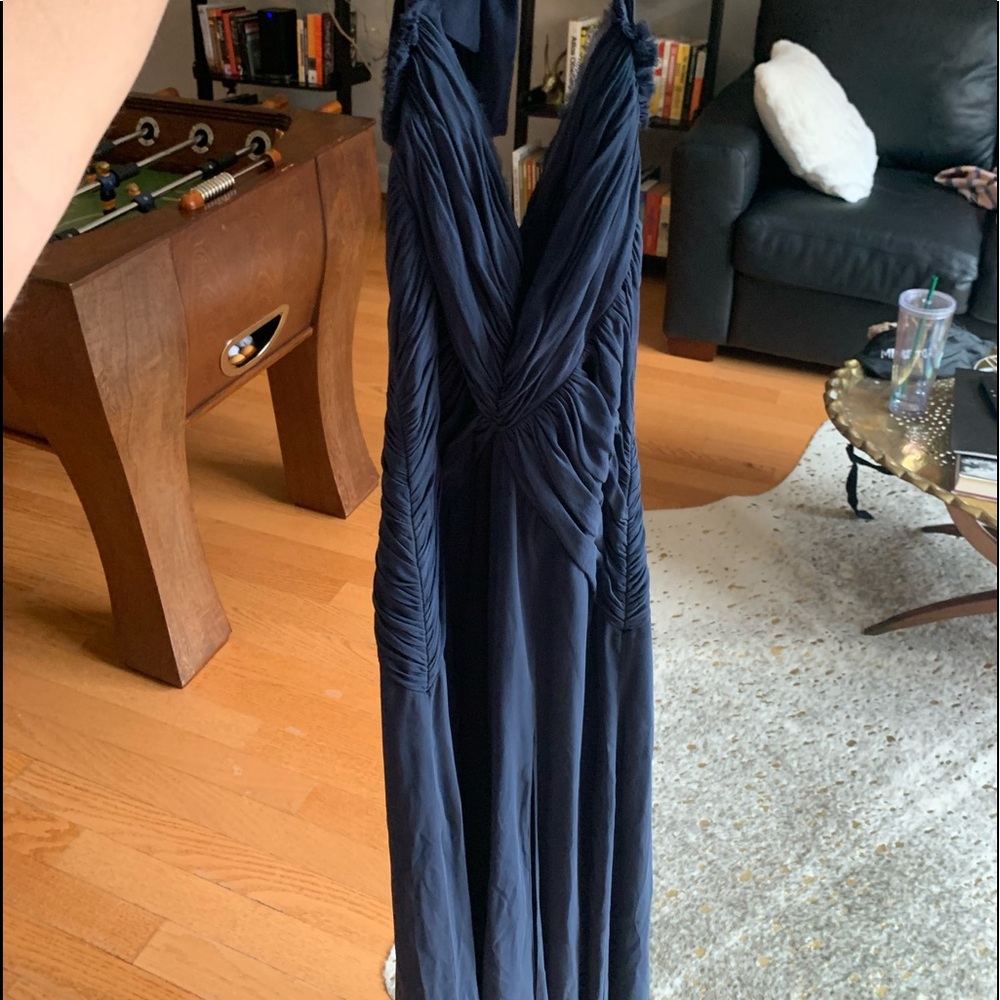 BCBG navy blue dress